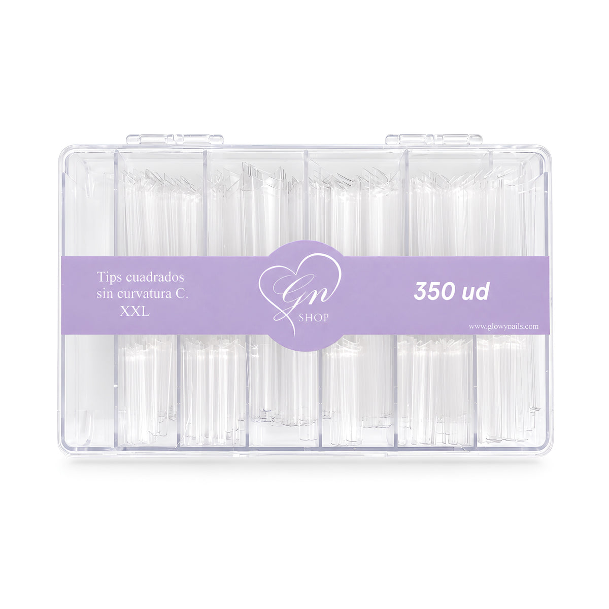 Tips - SQUARE SHAPE 350ud (sin curvatura C)