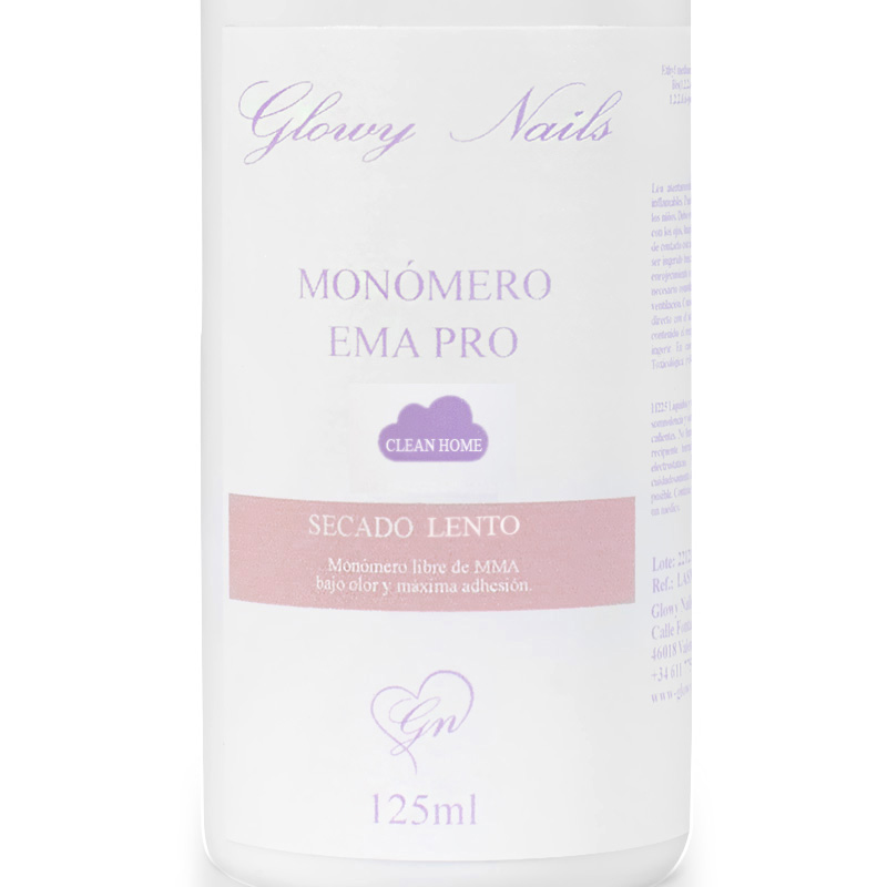 Monómero EMA PRO Secado Lento Clean Home 125ml.